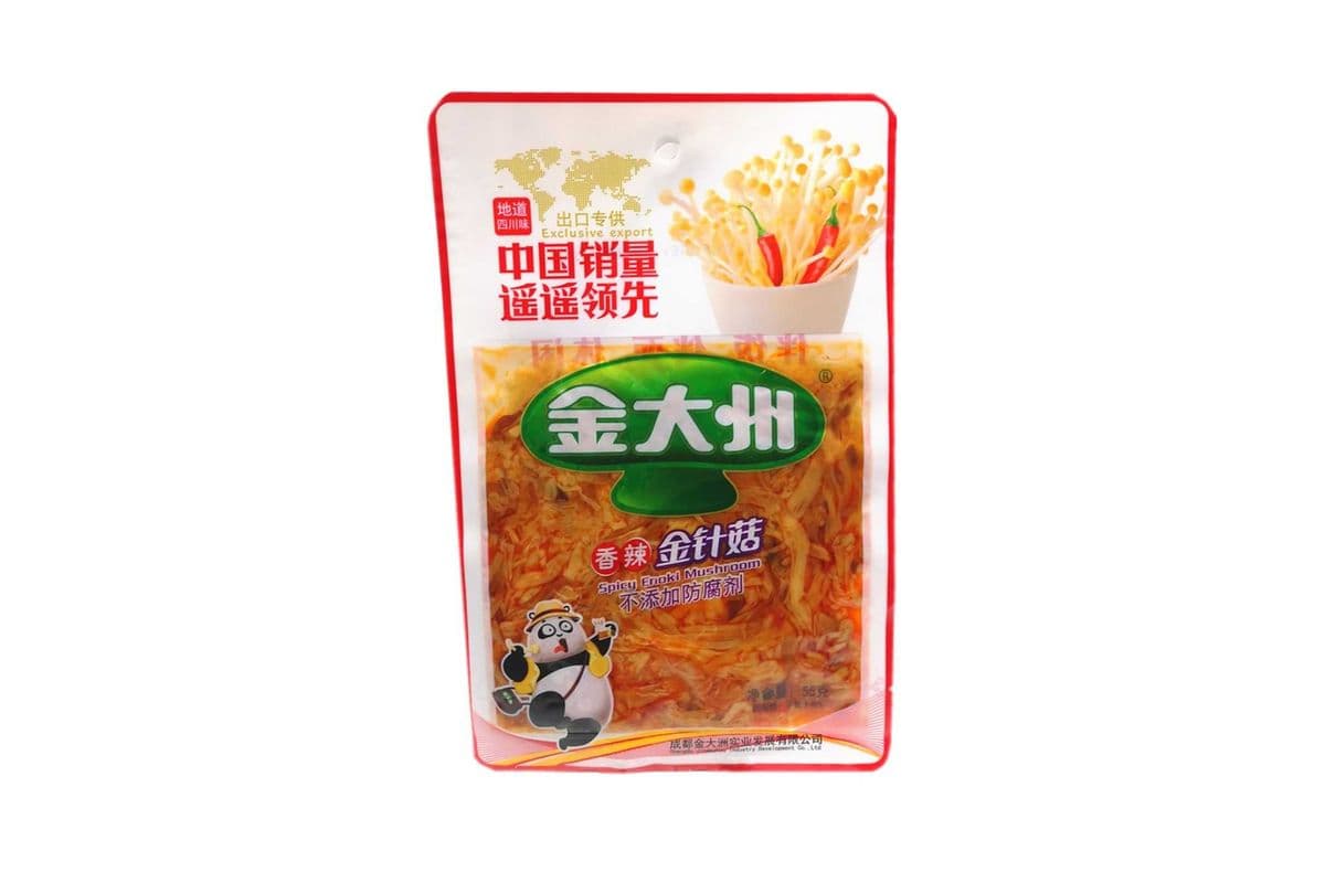 Spicy Enoki Mushroom（金大洲 香辣金针菇）