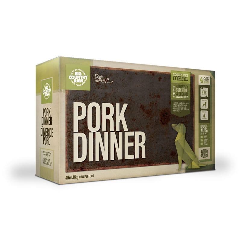 Big Country Raw Pork Dinner Carton – 4 lb