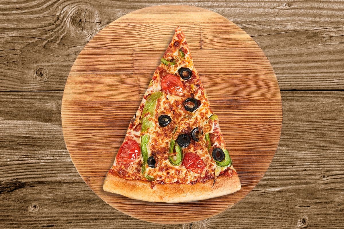 Vegetarian Pizza Slice