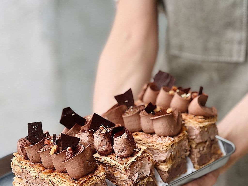 Heazelnut chocolate Mille feuille