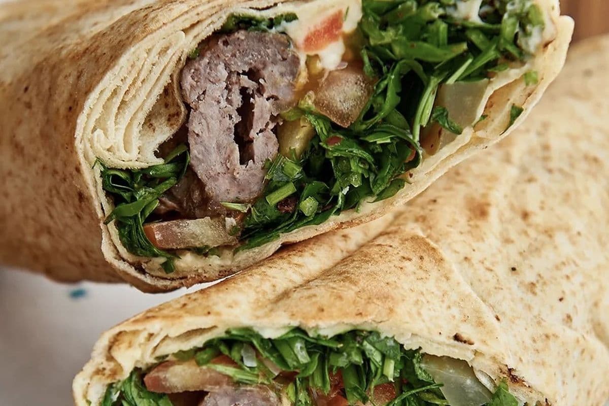 Beef Kabob Wrap