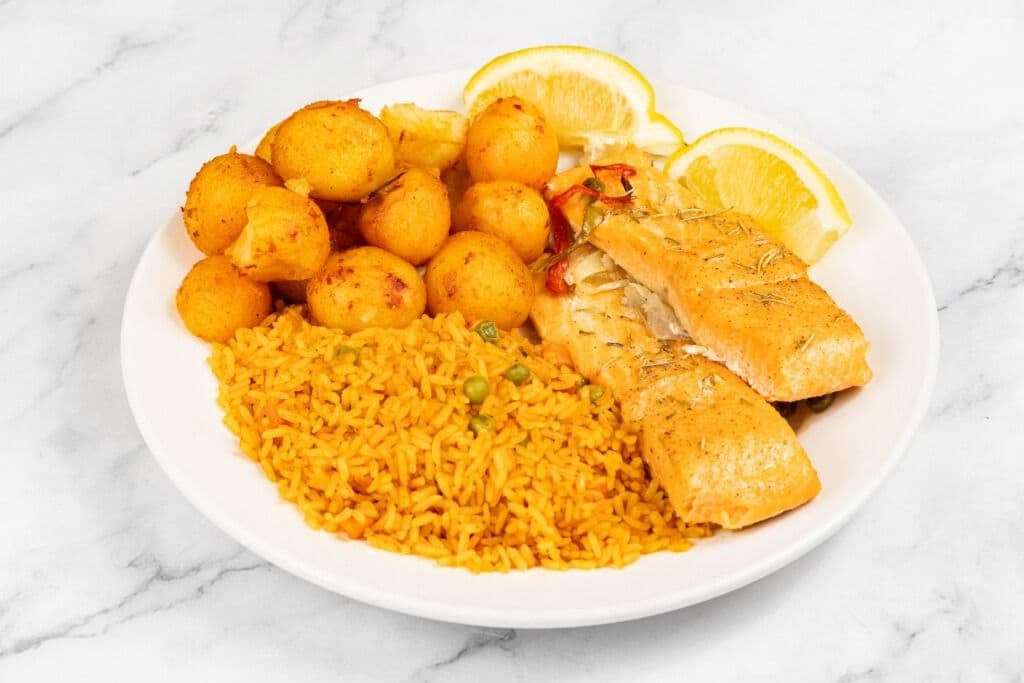 Grilled Salmon Dinner