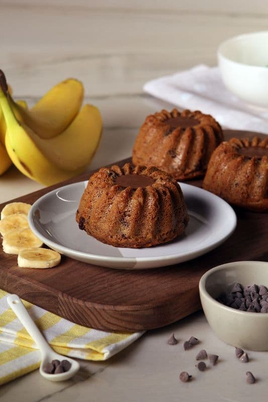 Vegan Banana Lava Cake