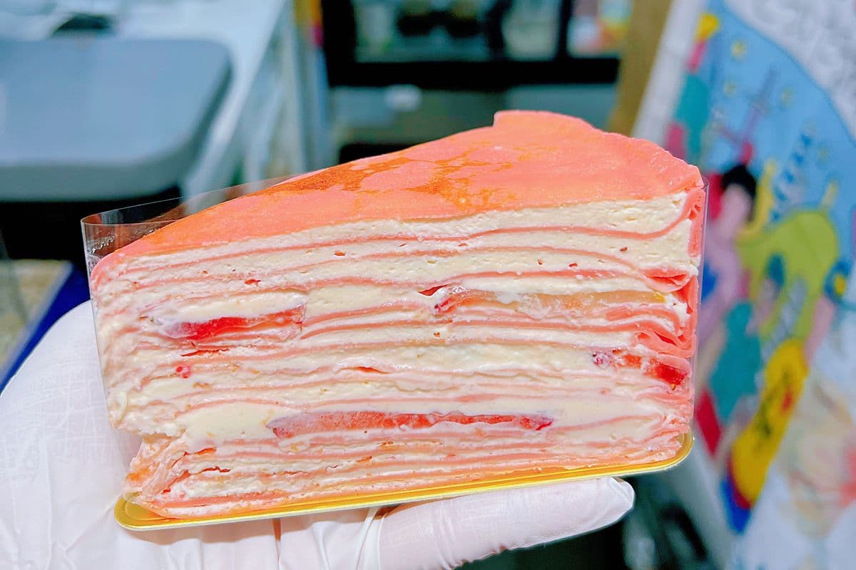 Strawberry Crepe Cake