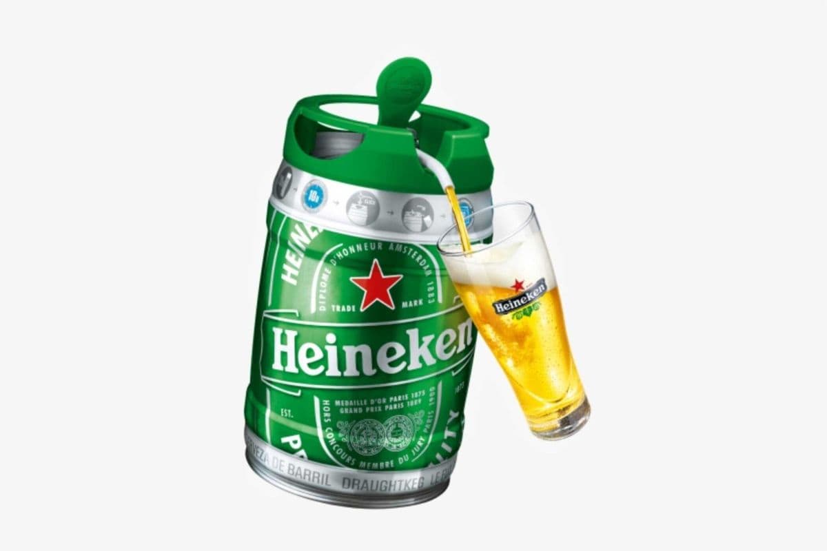 HEINEKEN KEG(5 LITER)5000ML (1 x 5000ml)