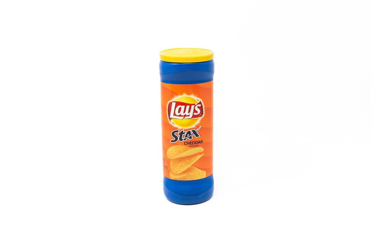 Lays Stax Cheddar Can (155 gm)
