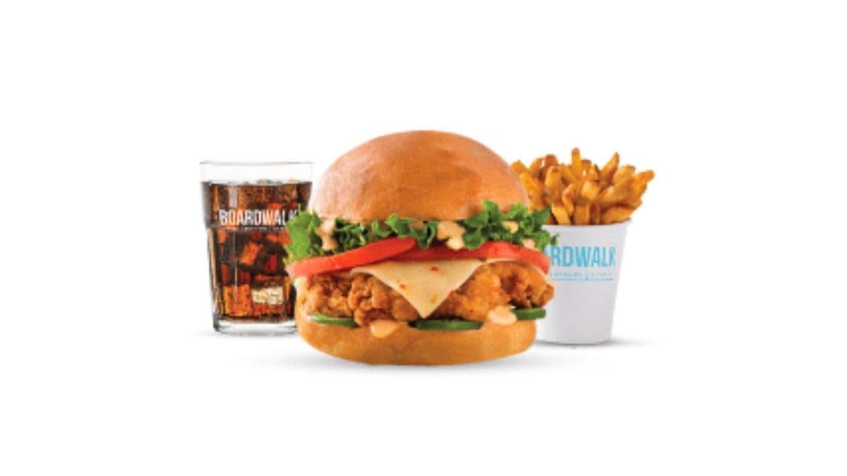 Spicy Chicken Burger Combo