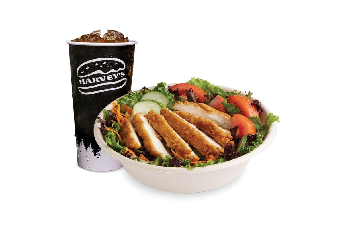 Trio Salade de poulet croustillant / Crispy Chicken Salad Combo