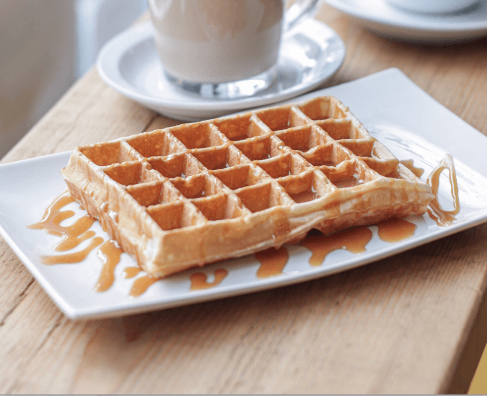 Gaufre au caramel / Caramel Waffle