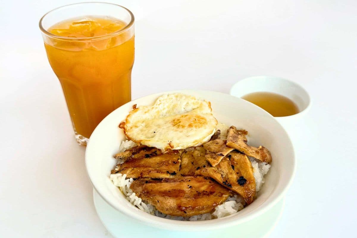 40. Mini Chicken and Fried Egg on Rice