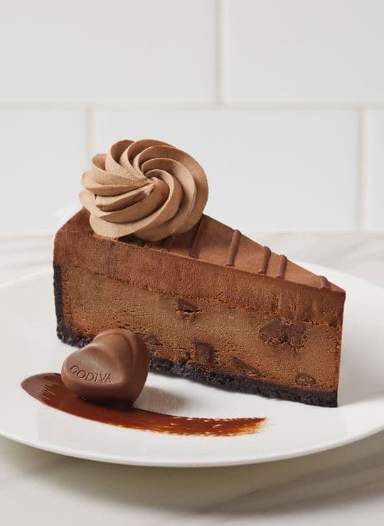 GODIVA® DOUBLE CHOCOLATE CHEESECAKE
