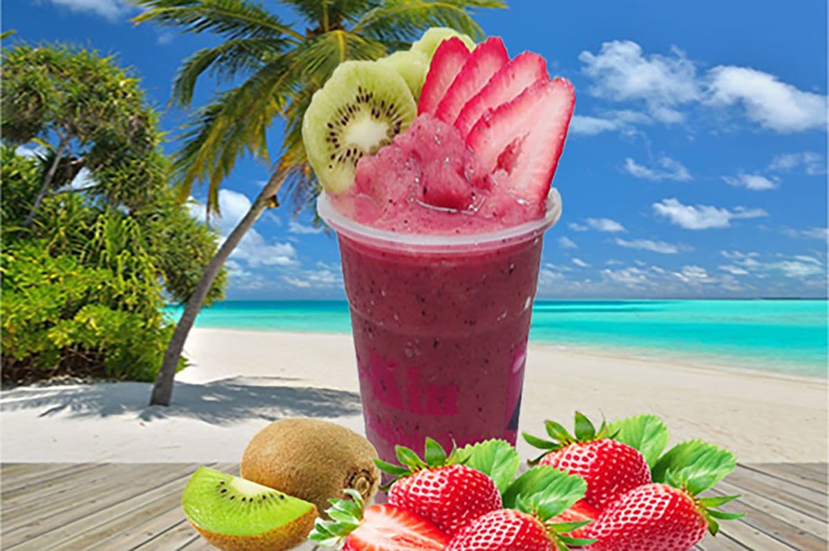 Strawberry Kiwi Real Fruit Slush