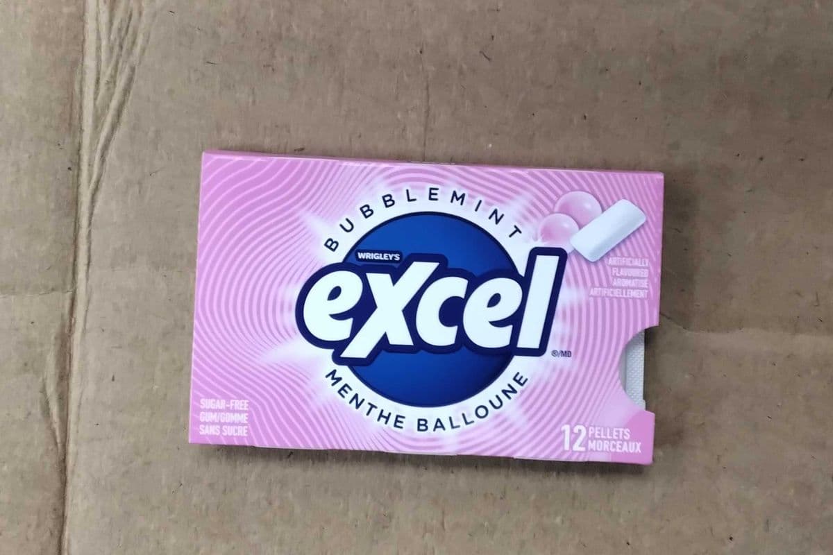 Excel bubble mint sugar free 12pcs