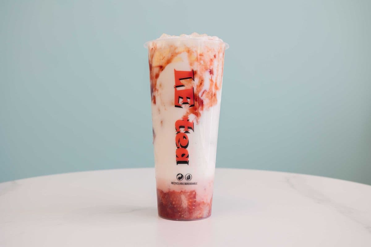 M4. Strawberry Milk with White Pearls