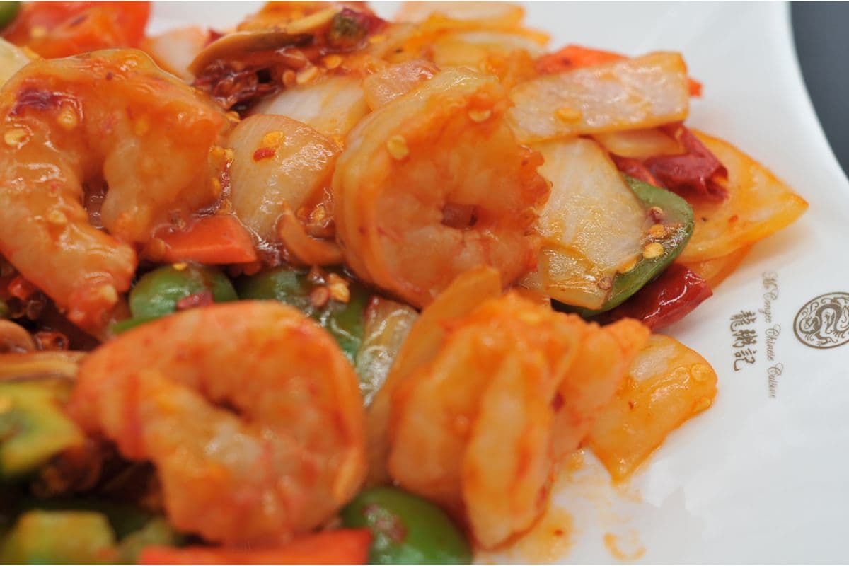 P3. Szechuan-Style Shrimp
