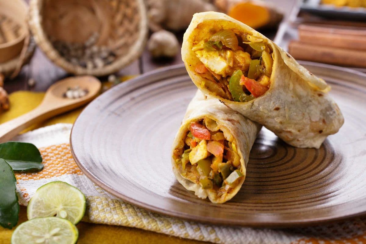 63. Chicken Tikka Wrap