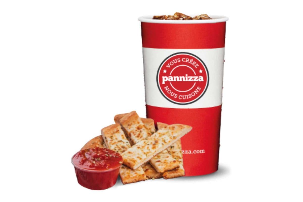 Trio cheez stix et boisson