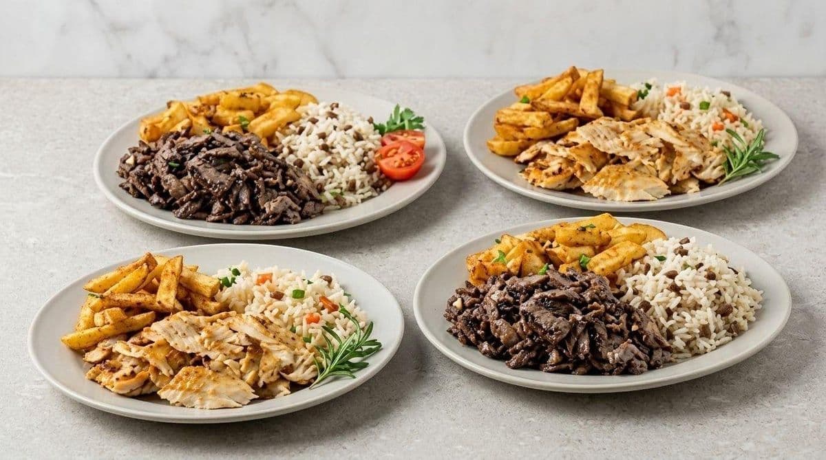 4 Assiettes Libanais au Choix
