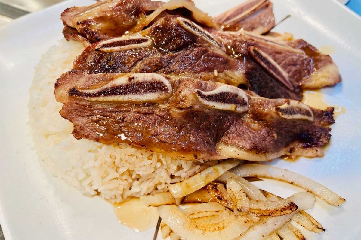 Beef Ribs with Black Pepper Sauce Rice (黑椒汁牛仔骨飯)
