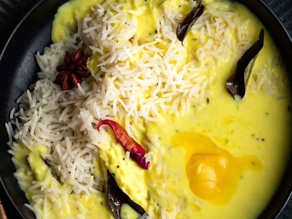 Punjabi Kadhi Rice Bowl