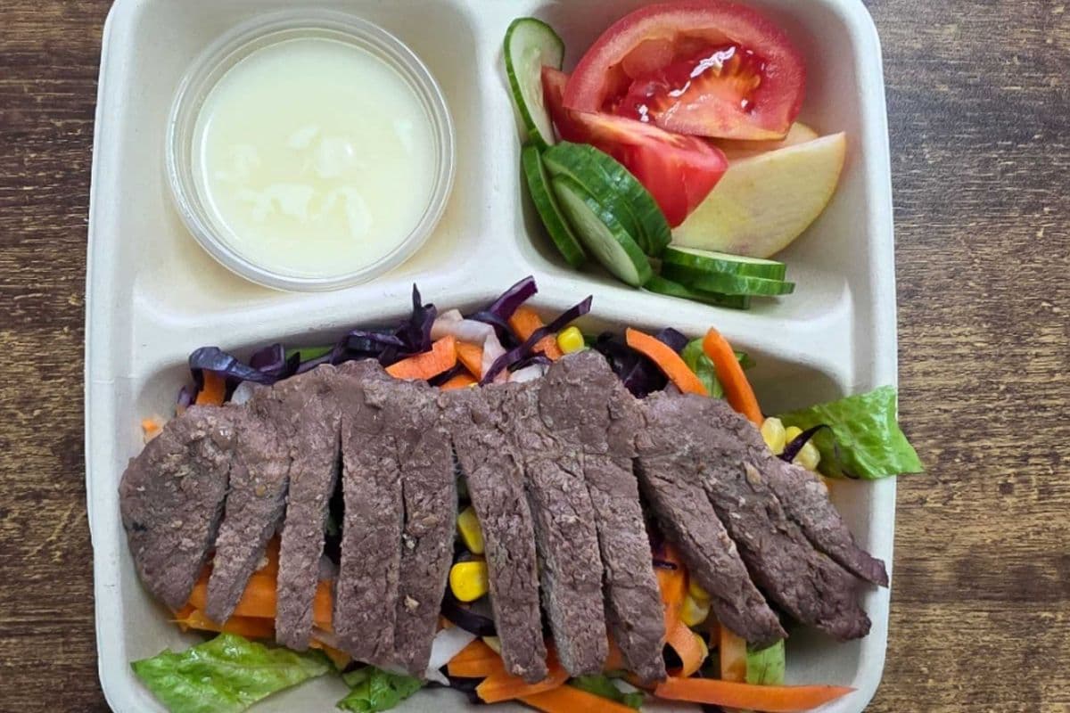 Beef Salad Bowl w/ Sour Mayonnaise Dressing