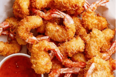 Golden Coconut Shrimps (6pcs)