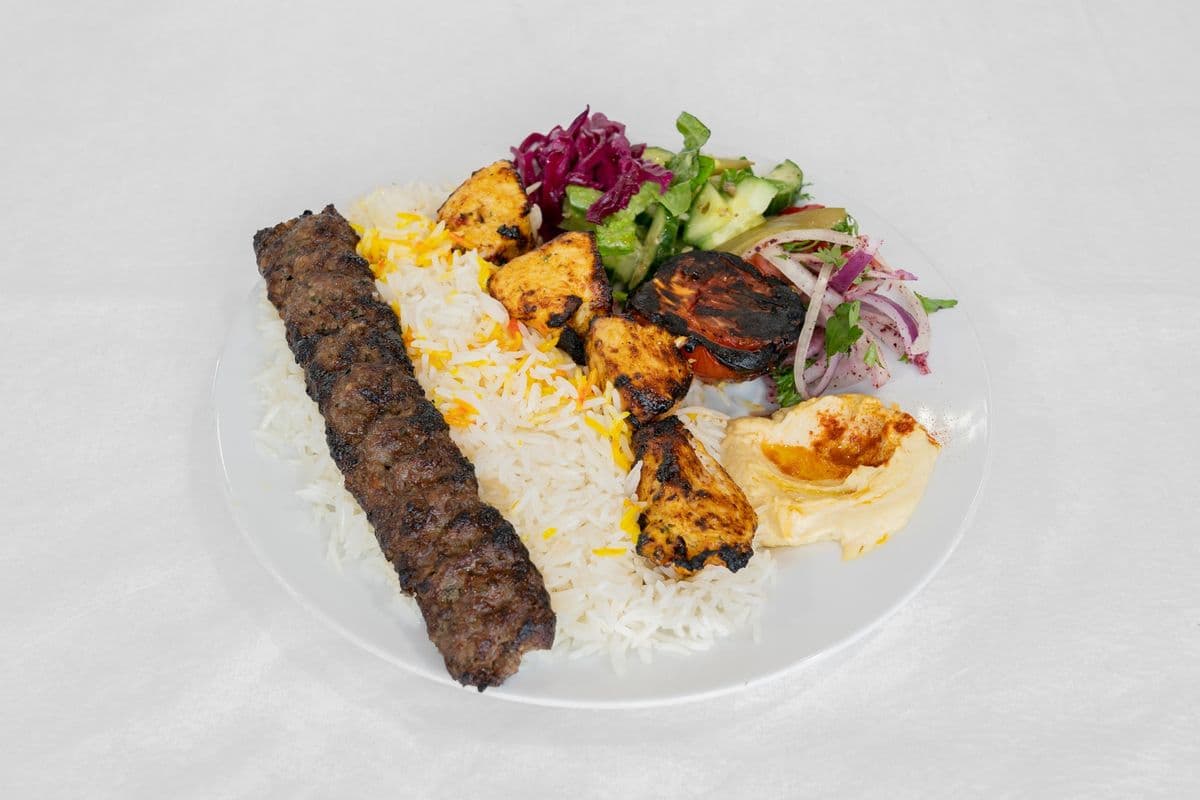 Chicken and Kabab Plate