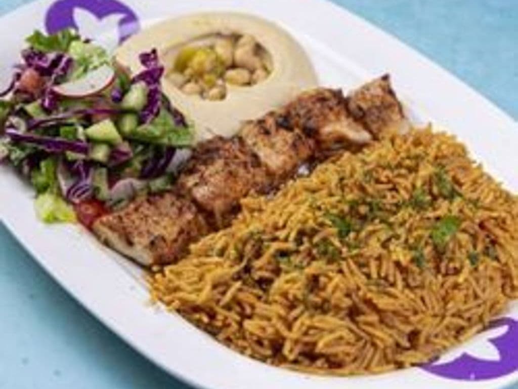Tawook On Rice