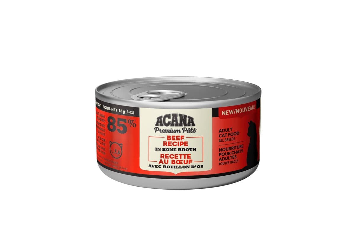 ACANA Premium Pate Beef Recipe in Bone Broth Wet Cat Food (3 oz)