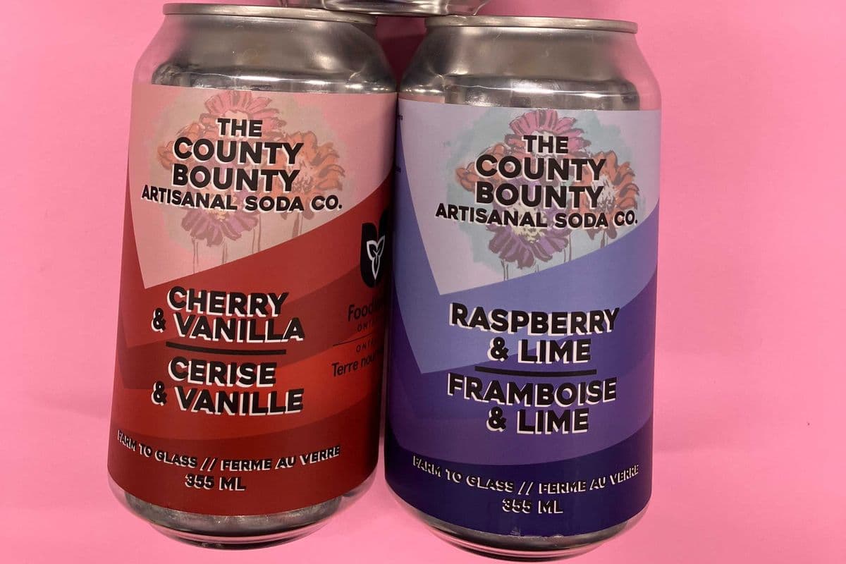 The County Bounty Soda Pop: Cherry & Vanilla (355ml)