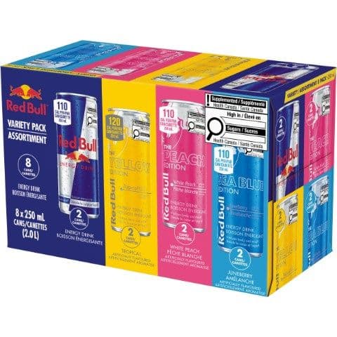 RedBull Variety 8 Pack 250ml (was $30.32)