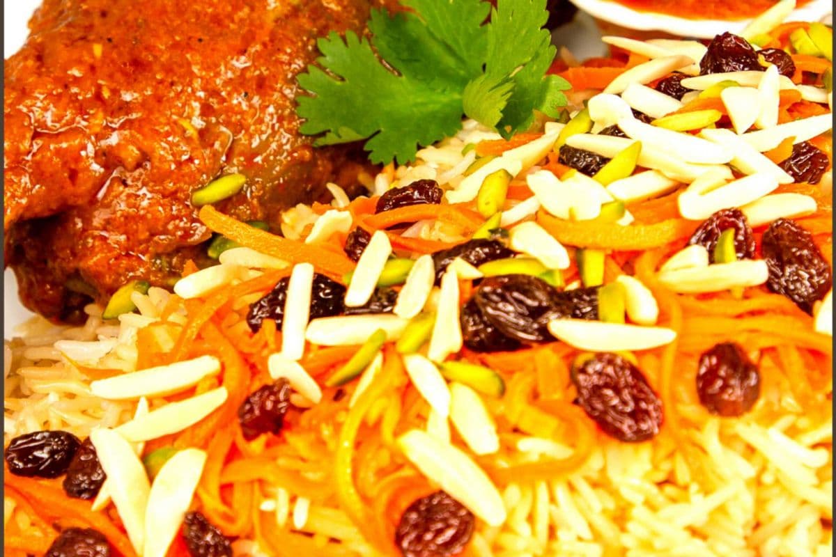 Ghabeli with lamb shank