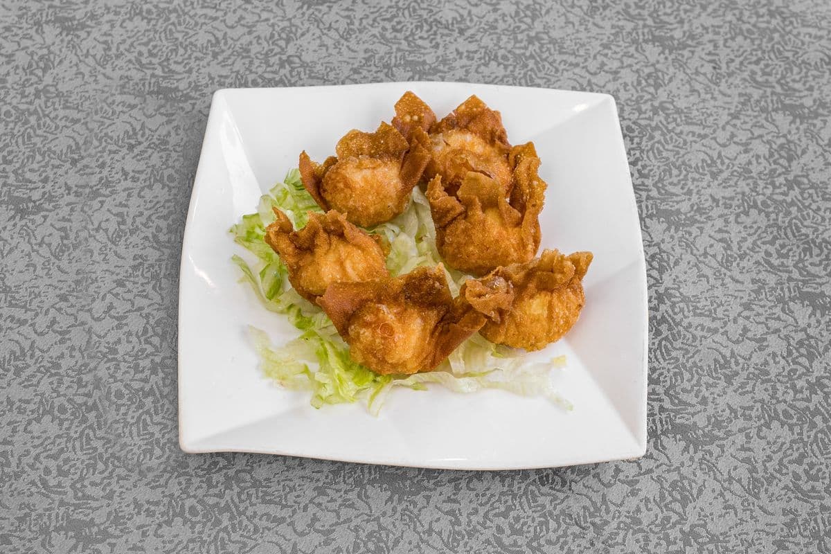 Dumplings de crevettes frites / Fried Shrimp Dumplings 虾锅贴