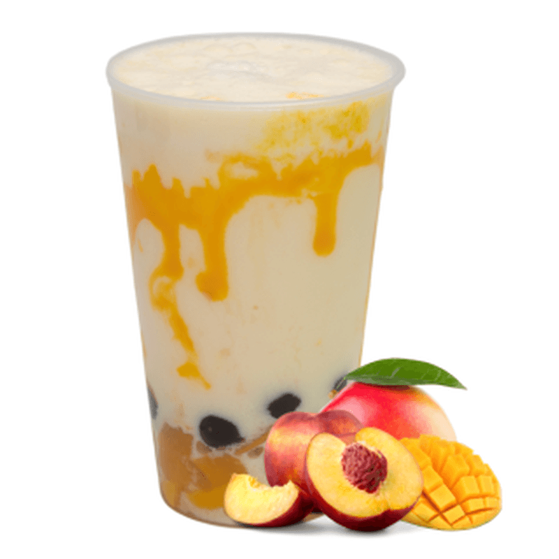 Peach Mango Bubble Tea