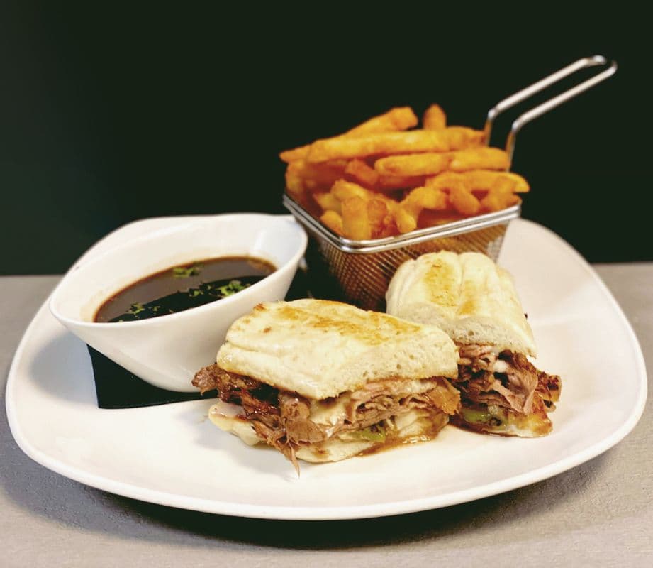 French Beef Dip Sandwich
