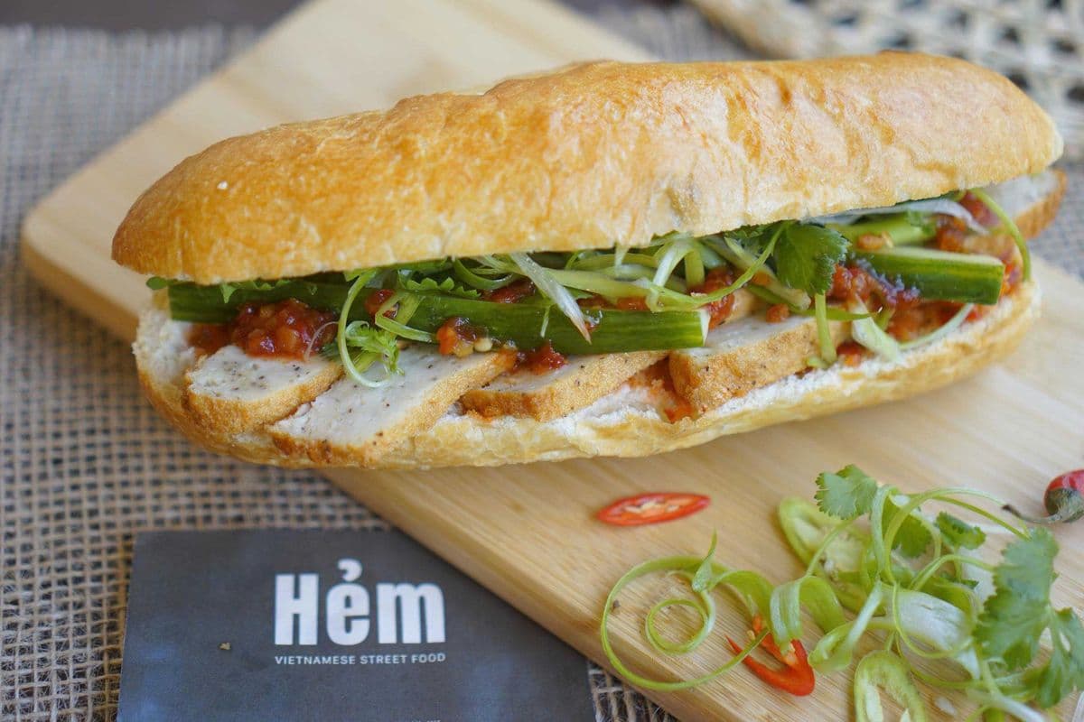 B7. Homemade Fried Fish Cake Banh Mi / Bánh Mì Chả Cá