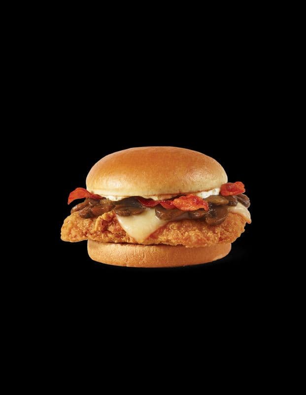 Garlic Mushroom Bacon Classic Chicken Sandwich
