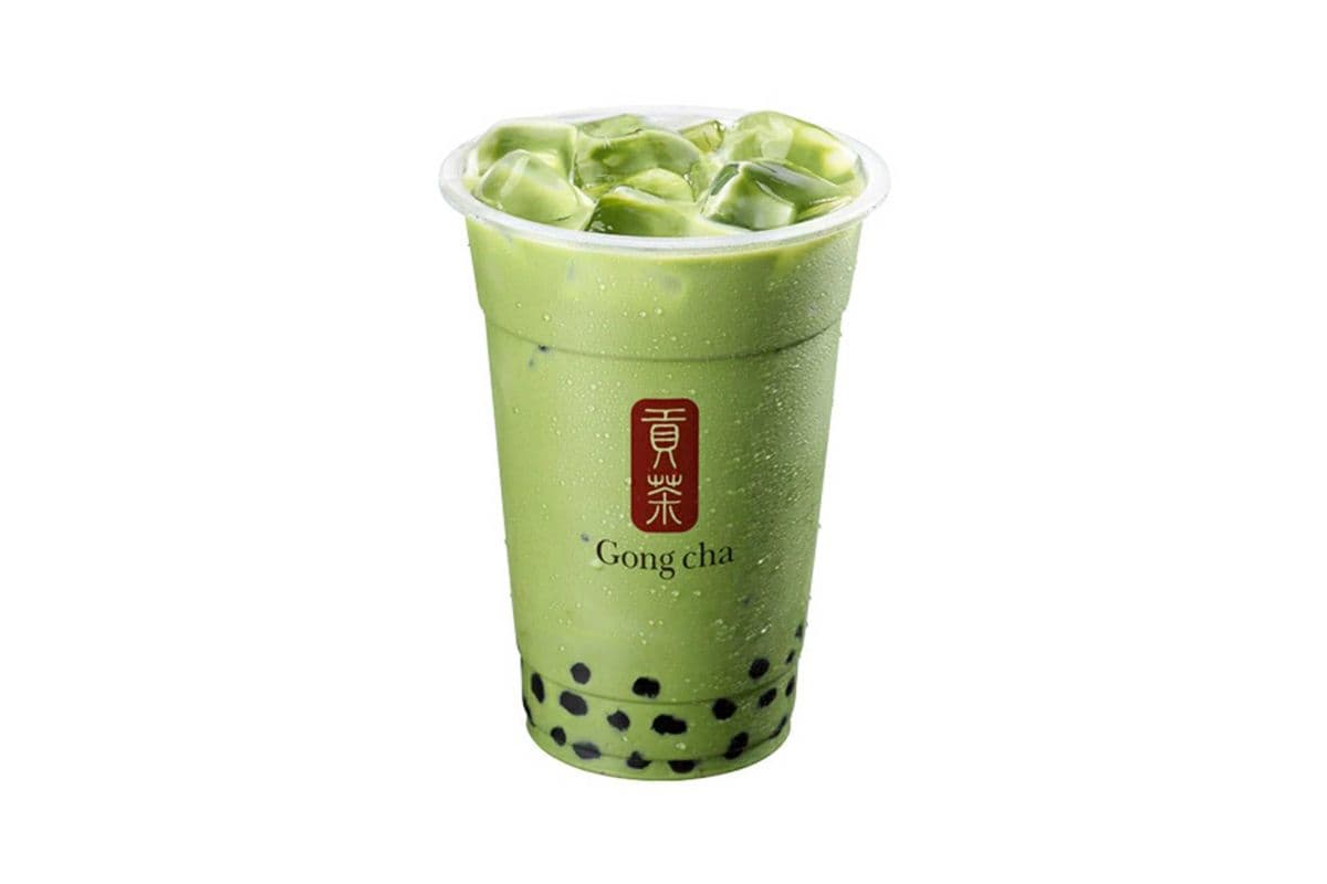 Matcha Milk Tea with Pearls