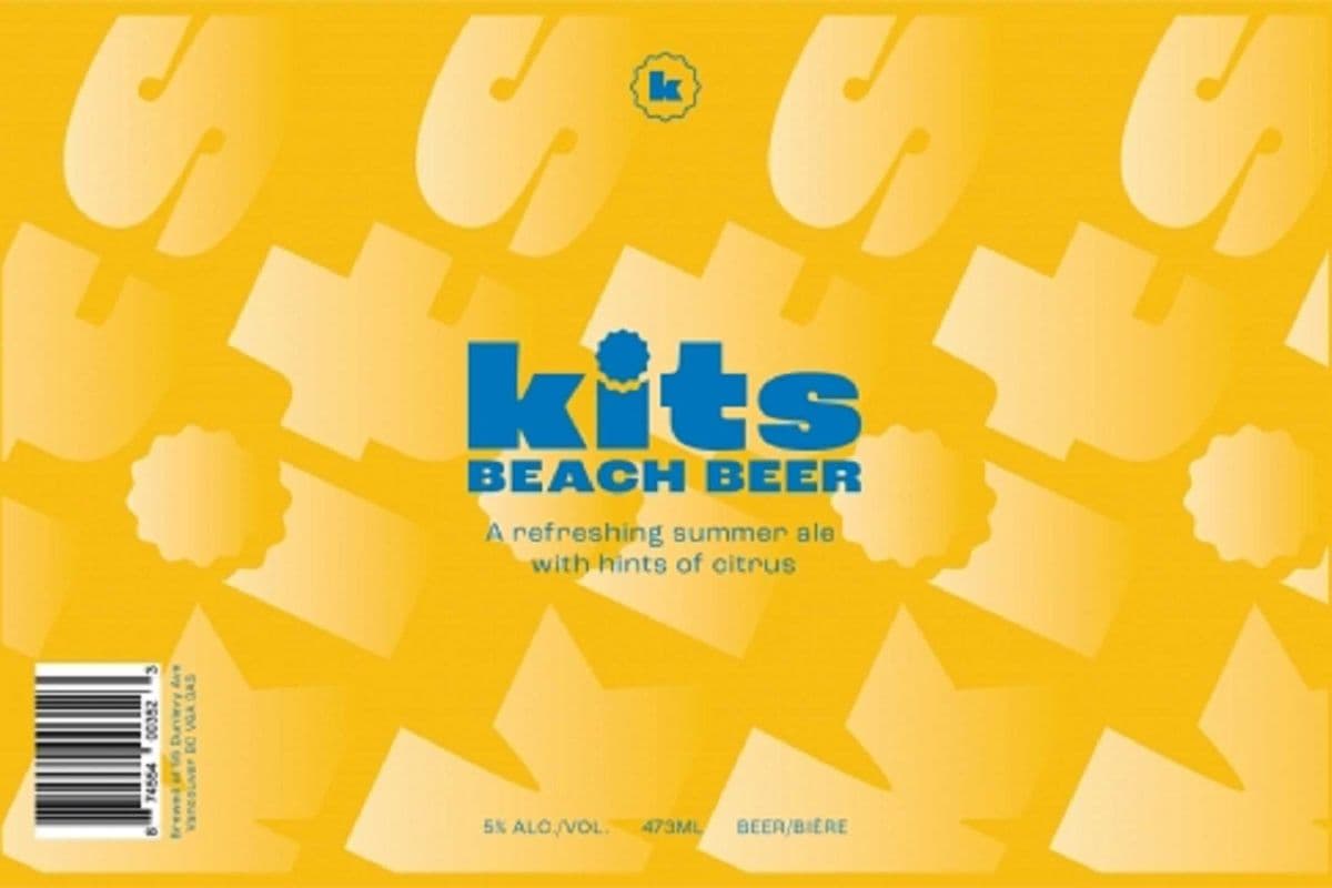 Kits Beach Golden Ale, 6 Cans (6 x 355mL)