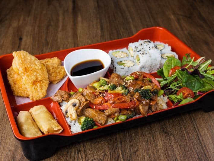 Vegan Chicken Lunch Box