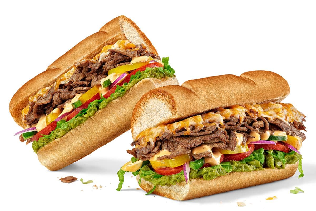 Footlong Southwest Steak & Avocado Sub (960 Cals)