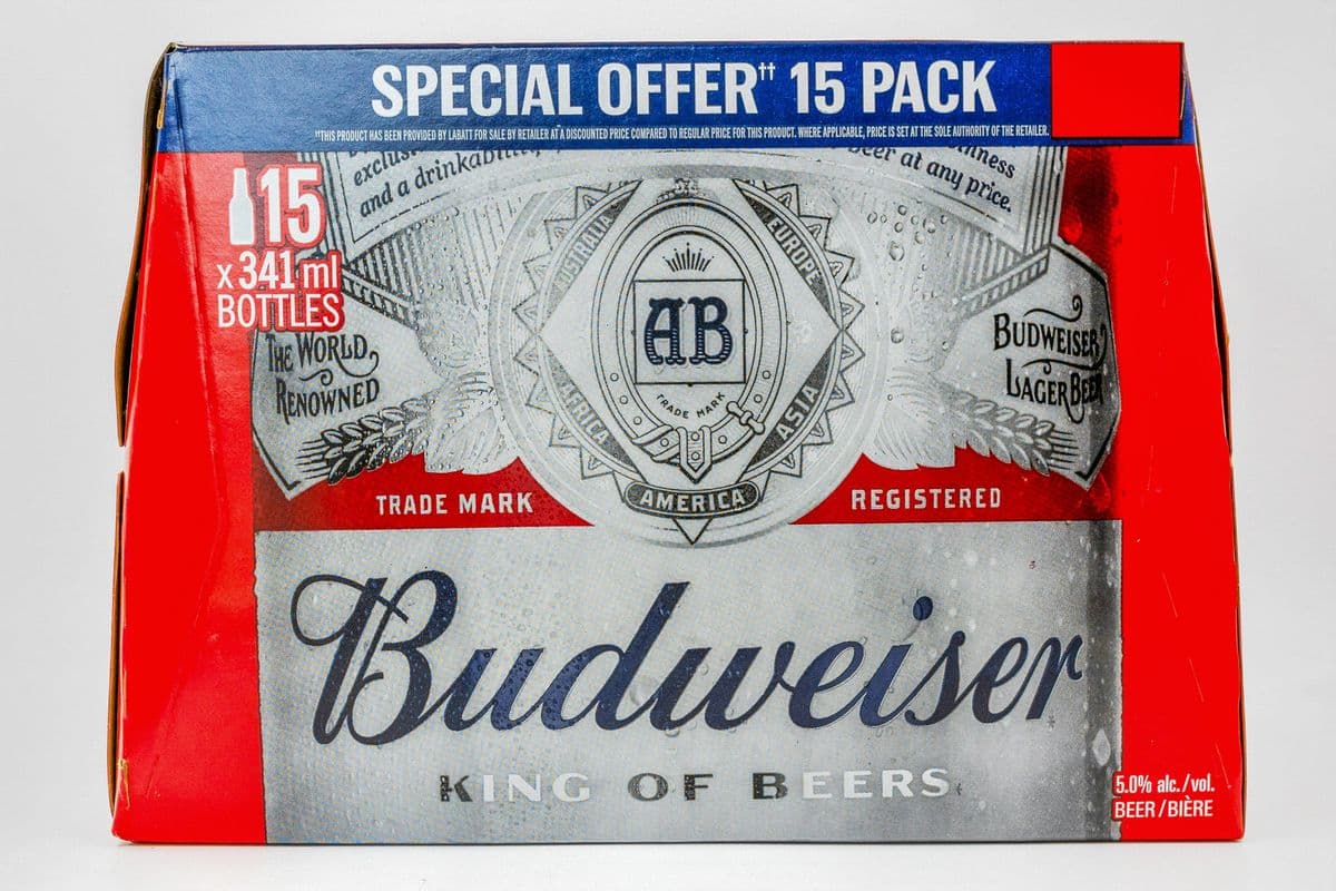 Budweiser (15 x 341 ml Bottle)