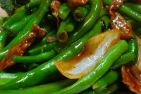 Beef Green Bean in Black Bean Sauce 豉汁牛肉四季豆