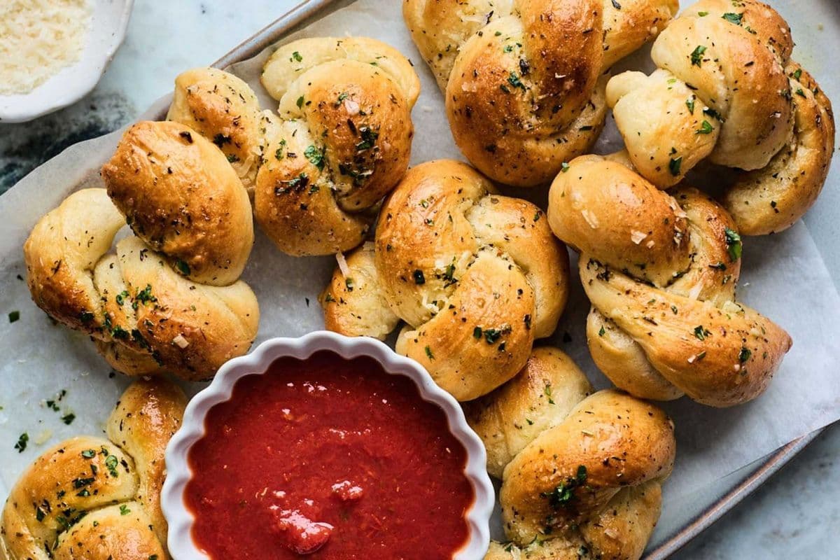Tony's Massive Garlic Parm Knots