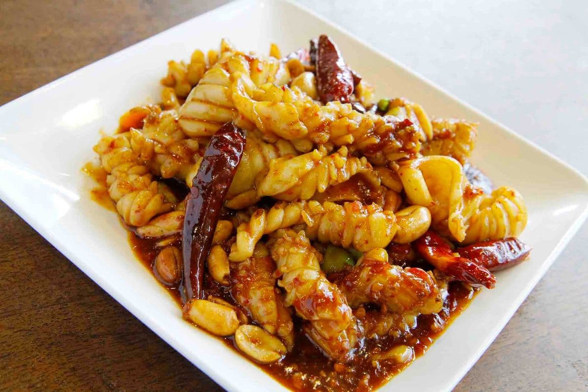 Gongbao Squid (Spicy) 宮保鮮魷