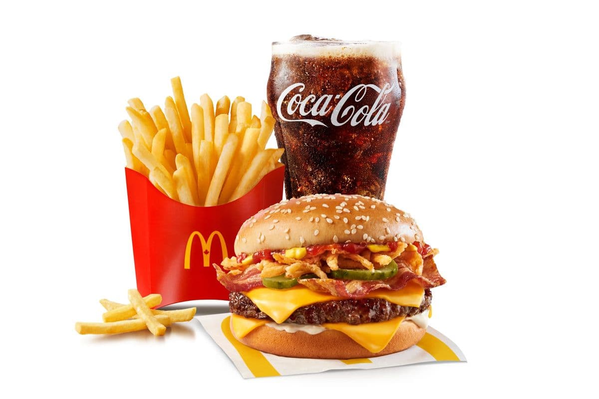 Bacon 'N Crispy Onion Quarter Pounder Extra Value Meal [1030-1240 Cals]