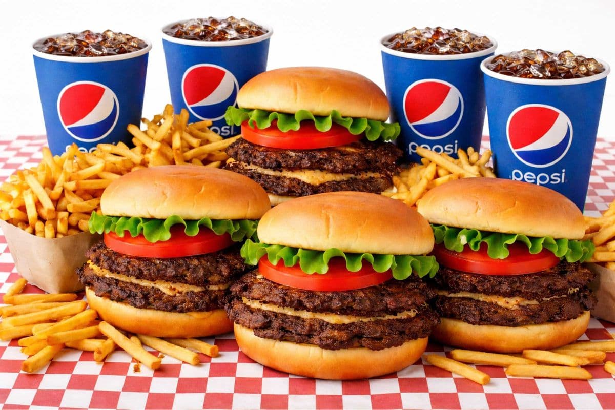 4 Can Dine Hamburger Meal Deal
