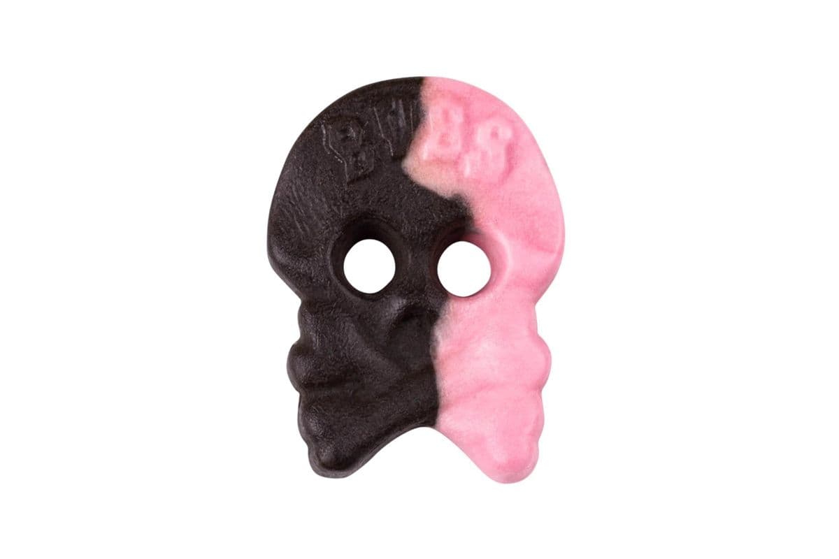 BUBS Raspberry Liquorice Foam Skulls (14 g)