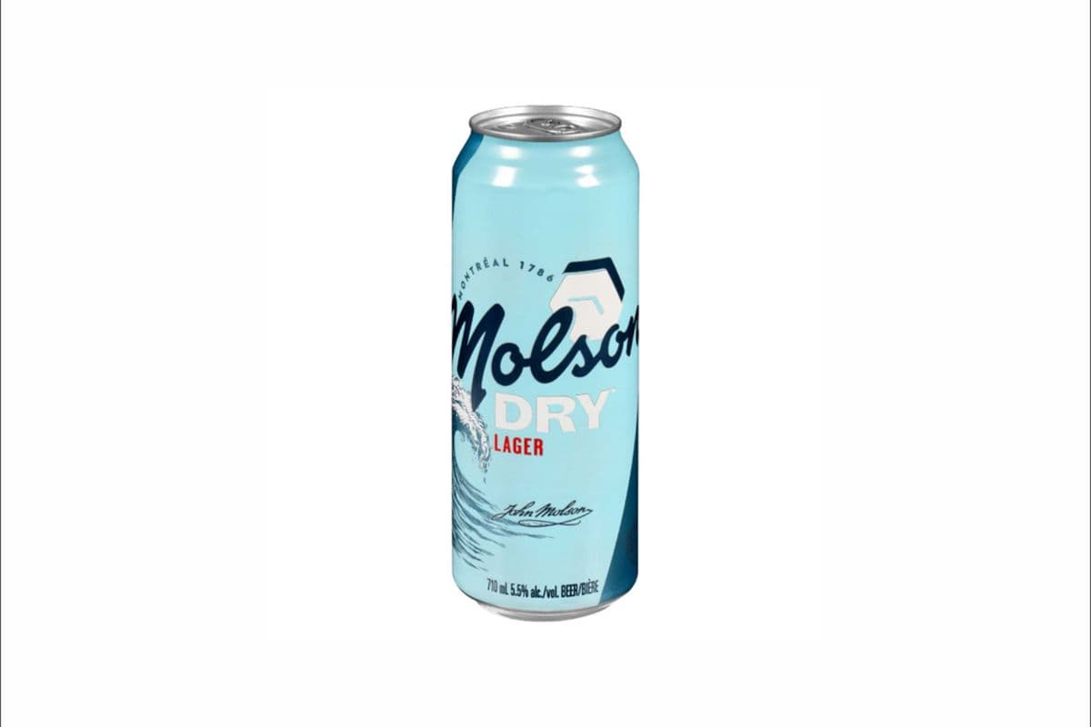 Molson Dry 710ml (1 x 710ml)