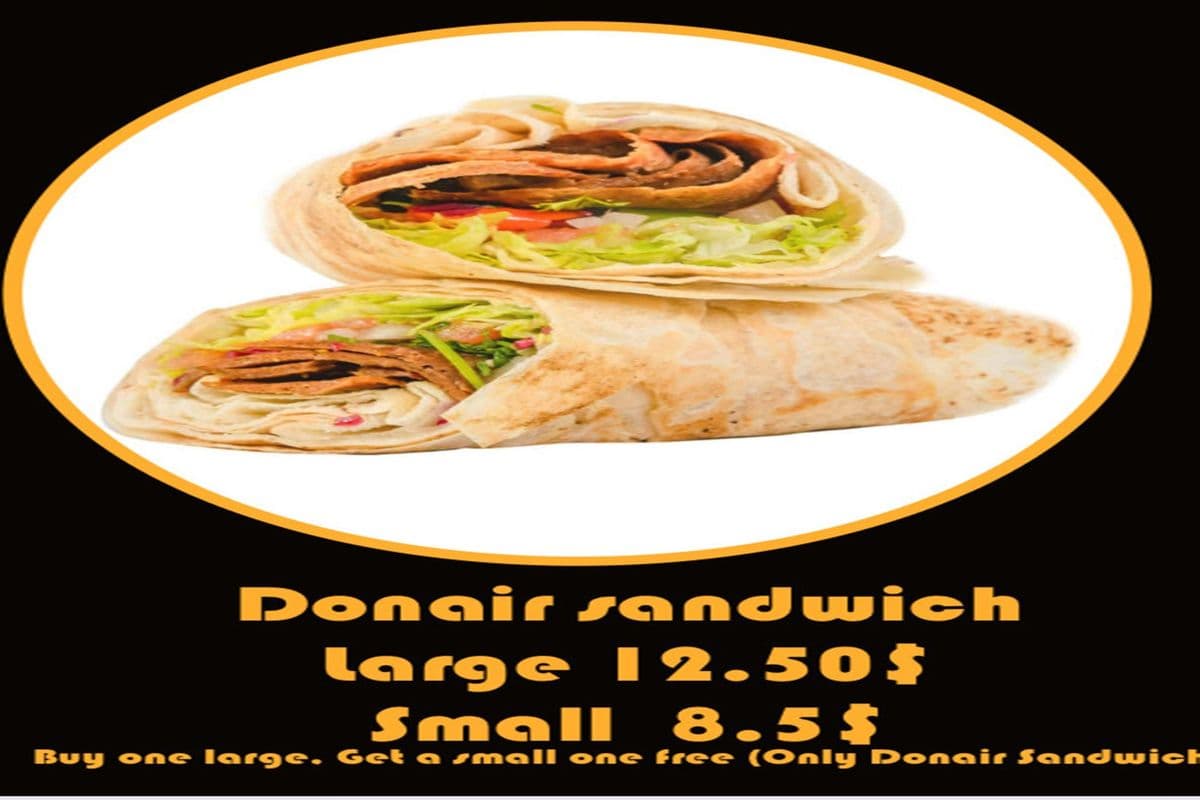 BOGO – Donair Sandwich